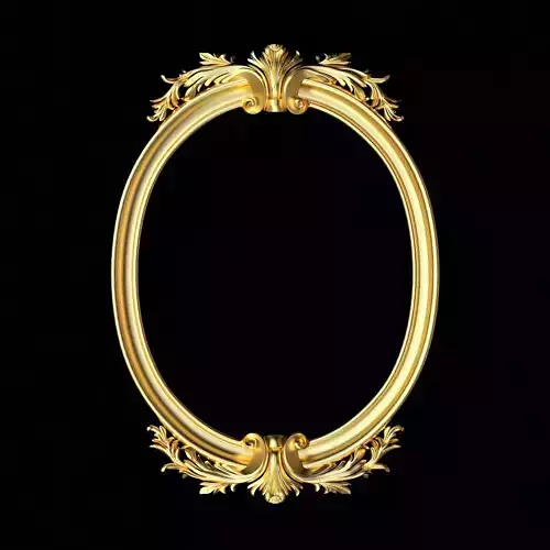 mirror gold ornate frame