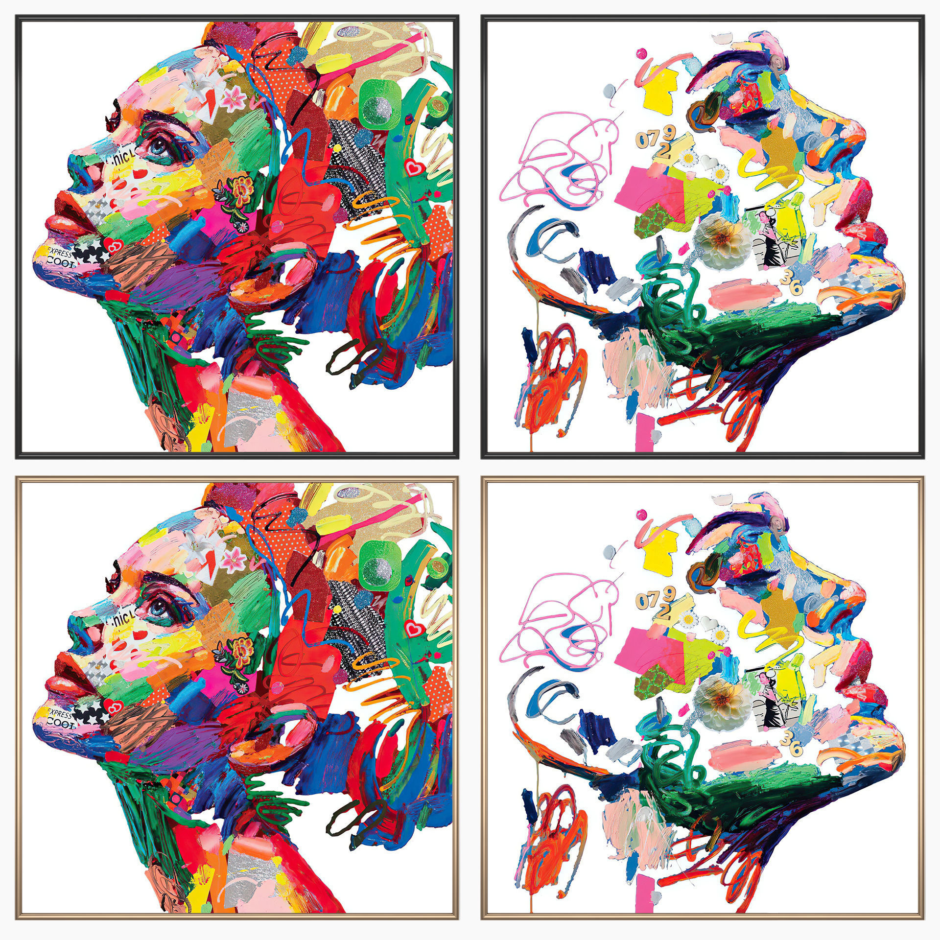 Wall Art Set 3775 3D model_1