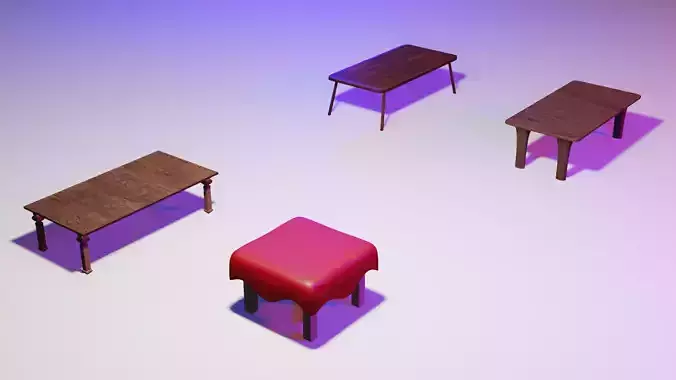 Tables wooden table with metal legs