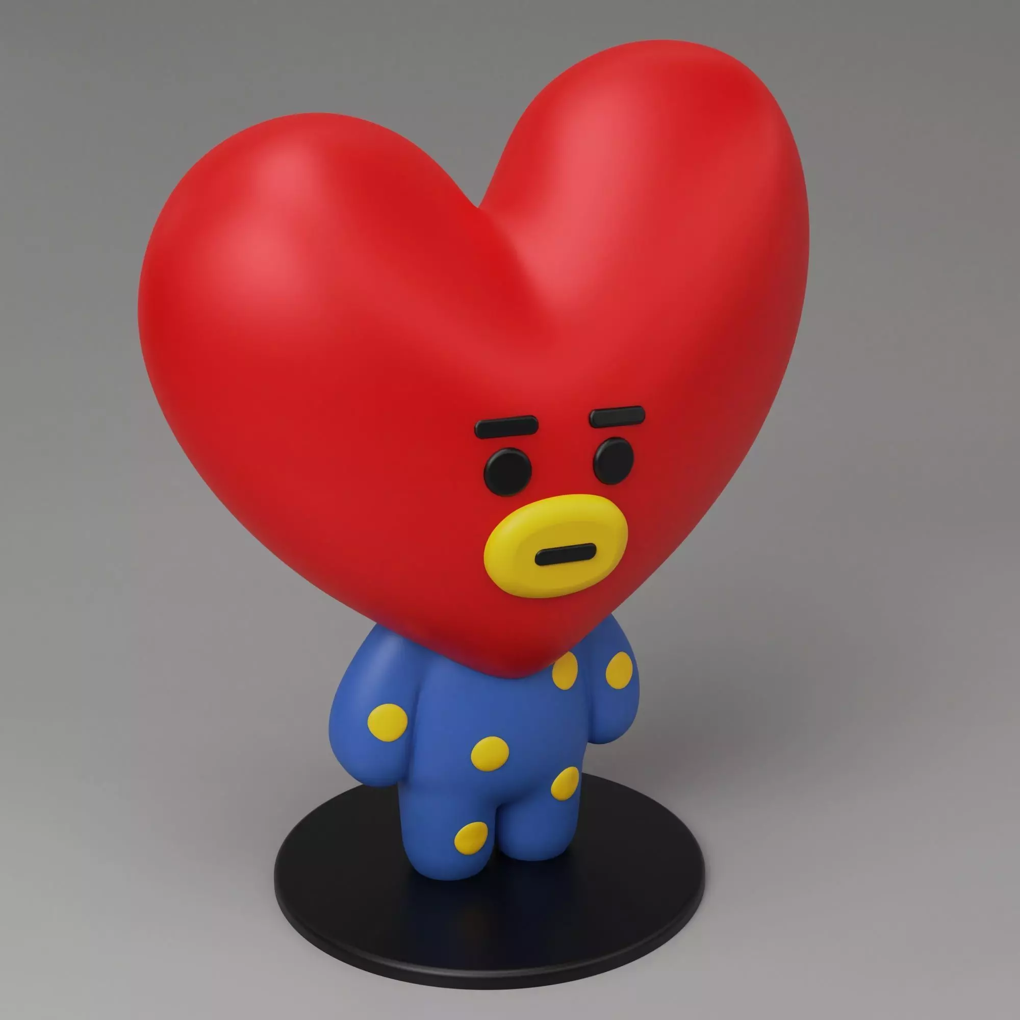 Tata figure with stand  3D print model_0