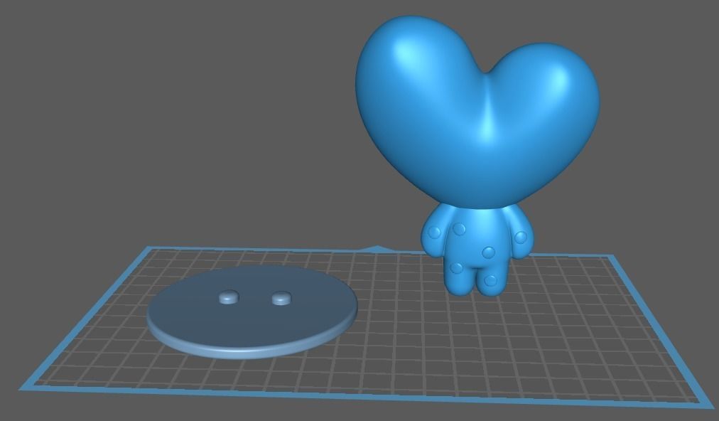 Tata figure with stand  3D print model_1