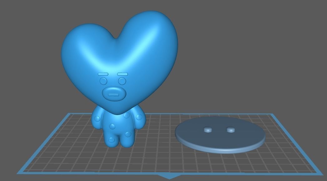 Tata figure with stand  3D print model_2