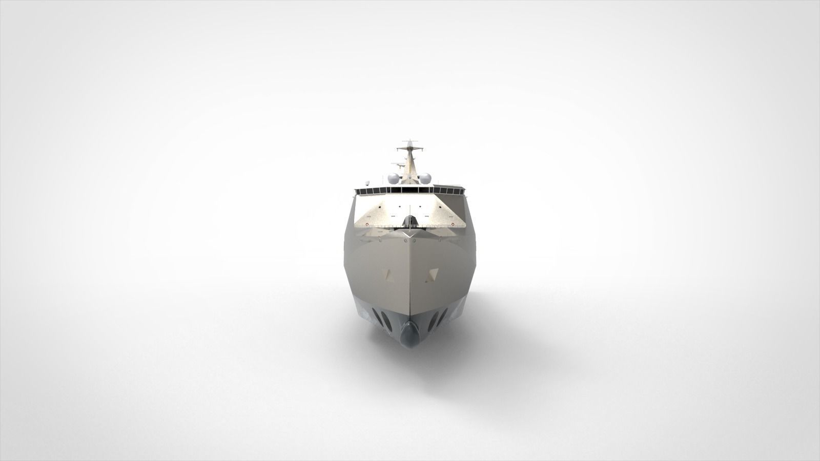 Landing platform dock LPD ship 3D model_2