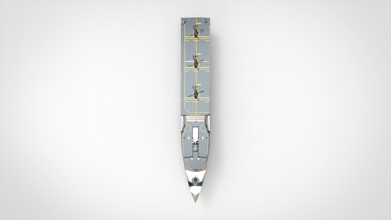 Landing platform dock LPD ship 3D model_5