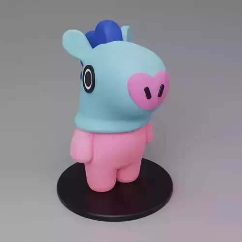 Mang figure with stand 