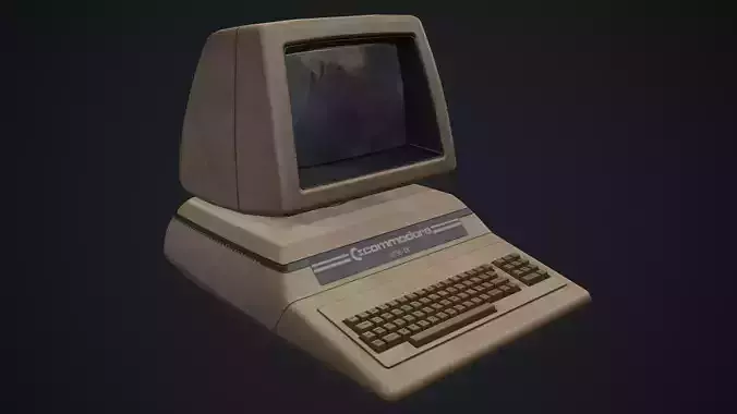 Commodore PET low-poly 3D Model