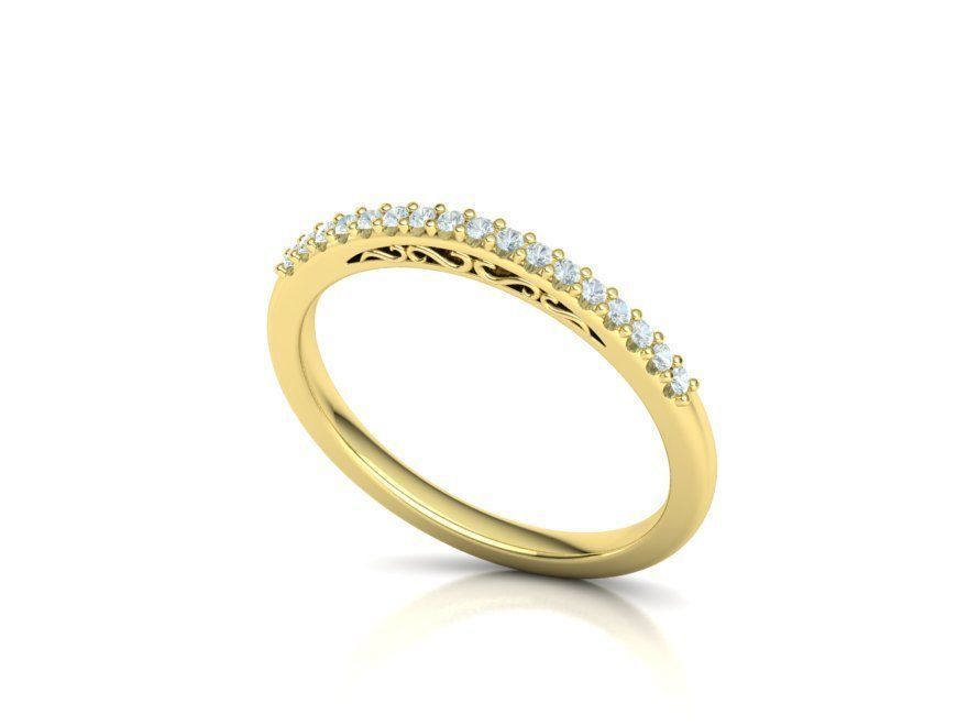 Bridal Set Collection Engagement Ring and Match Ring _25