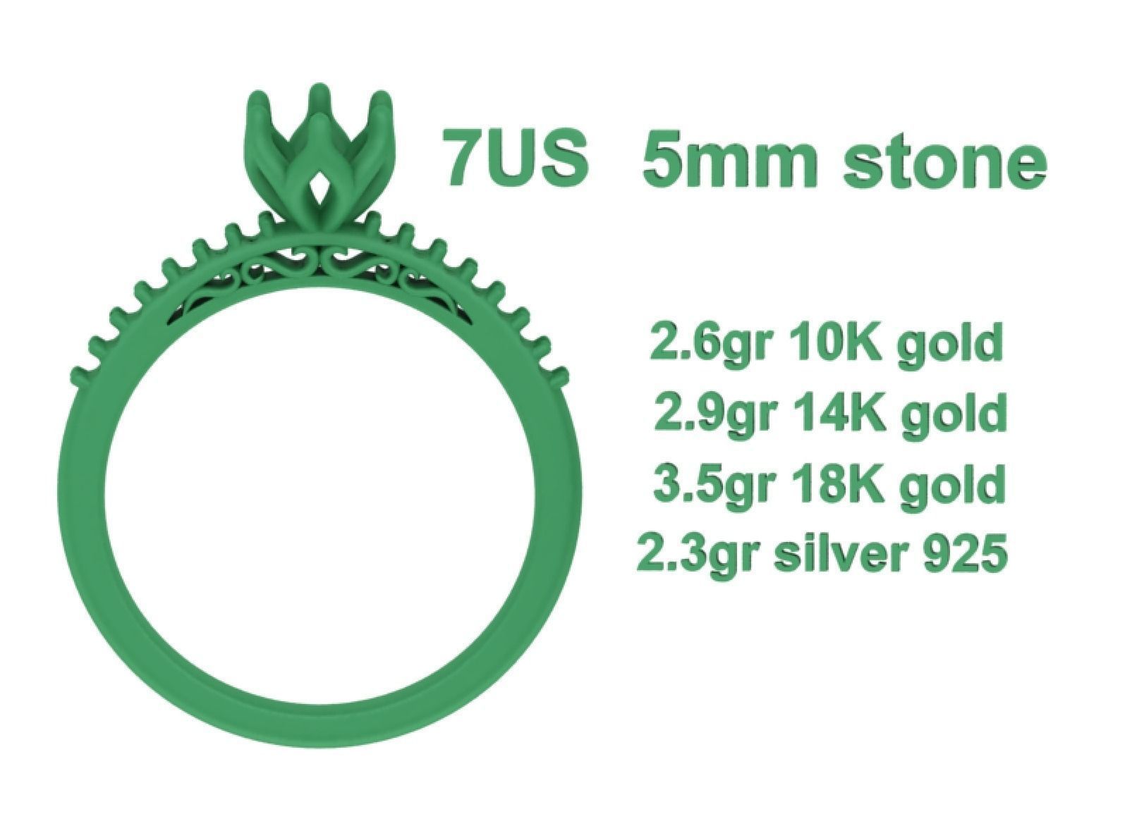 Bridal Set Collection Engagement Ring and Match Ring _54