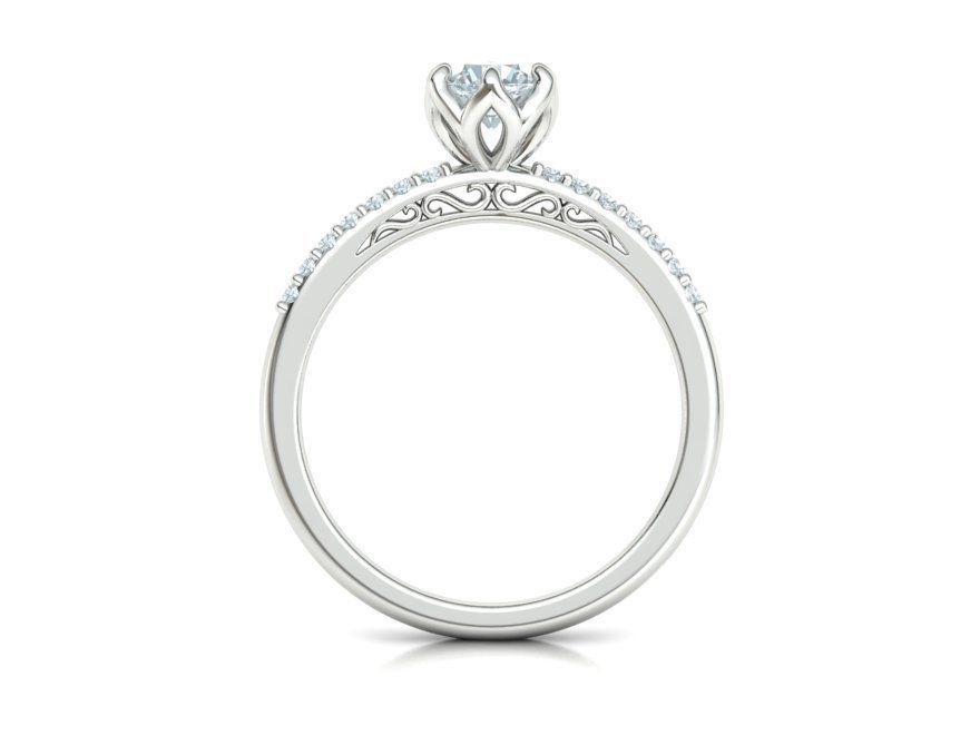 Bridal Set Collection Engagement Ring and Match Ring _39