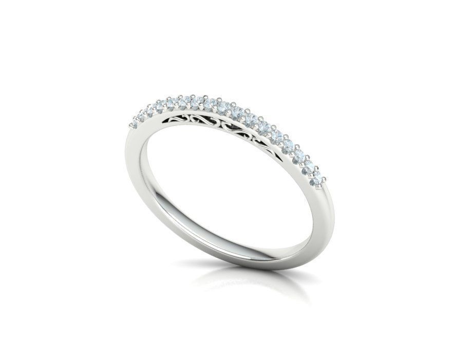 Bridal Set Collection Engagement Ring and Match Ring _24