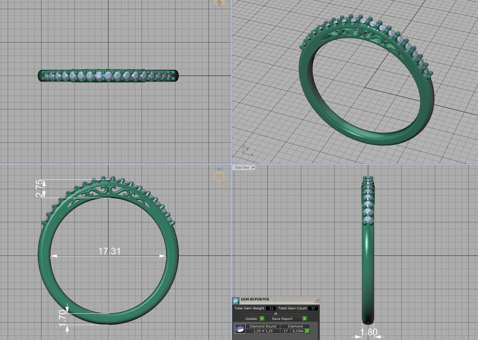 Bridal Set Collection Engagement Ring and Match Ring _28