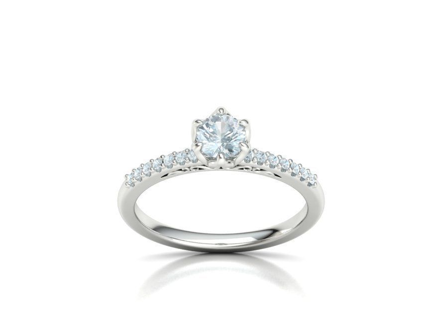 Bridal Set Collection Engagement Ring and Match Ring _48
