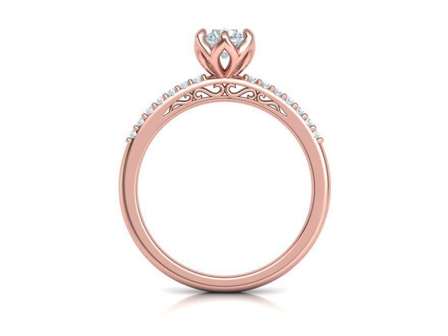 Bridal Set Collection Engagement Ring and Match Ring _40