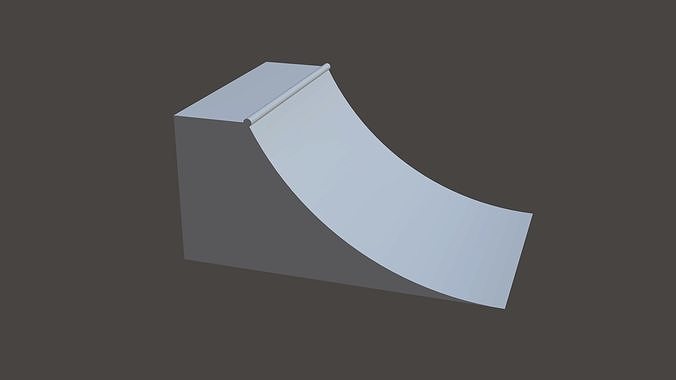 Fingerboard ramp - Radius 3D print model