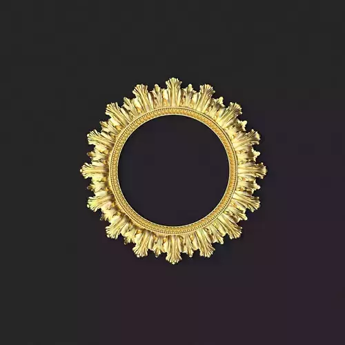 mirror ornate gold frame