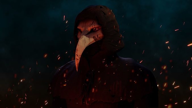 Plague Doctor Mask 3D print model