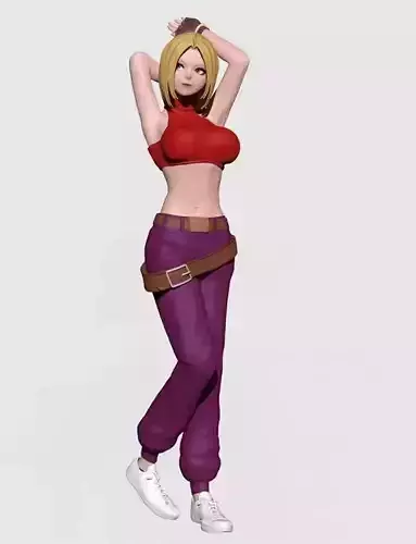 Blue Mary KOF NSFW 3D print model