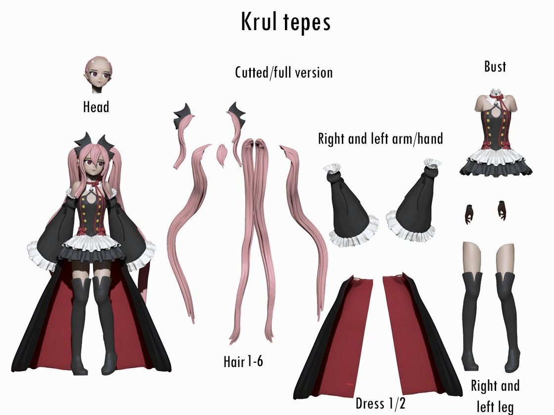 Krul Tepes Battle of Nagoya  3D print model_1