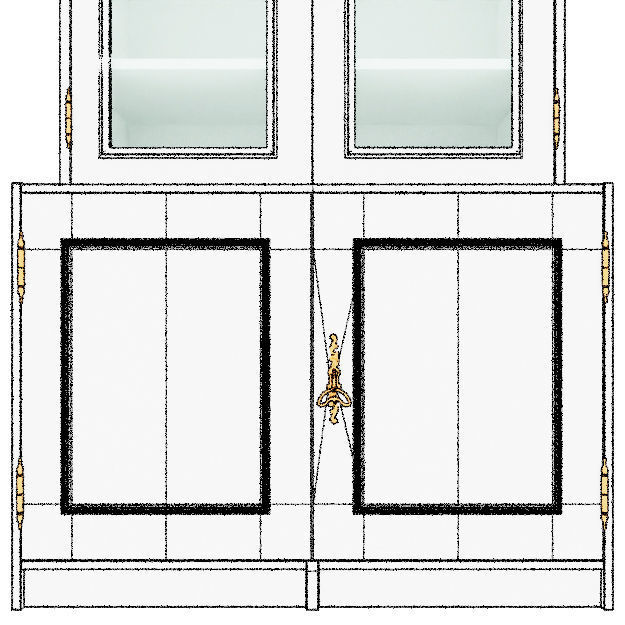 Livingroom Glass Cabinet 3D model_19