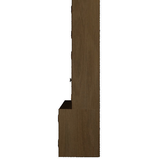 Livingroom Glass Cabinet 3D model_16