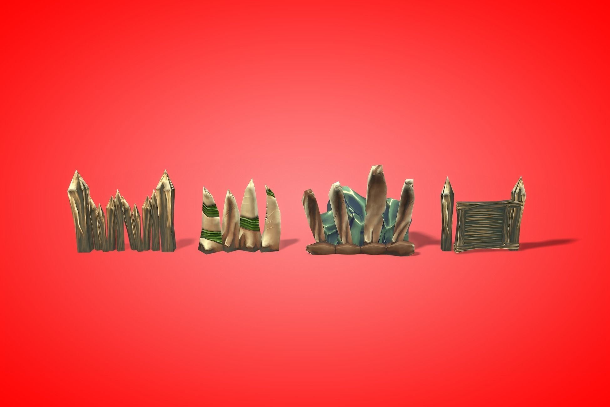 Orc RTS Fantasy Buildings Low-poly 3D model_2