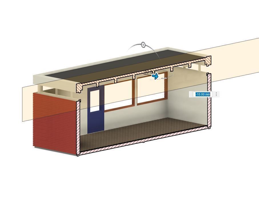 Model Railway - Platform Waiting Room 3D print model_11