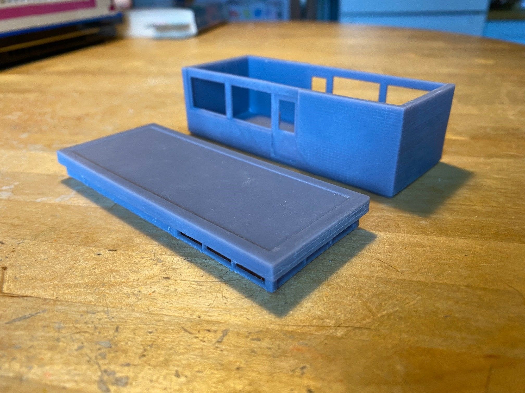 Model Railway - Platform Waiting Room 3D print model_12