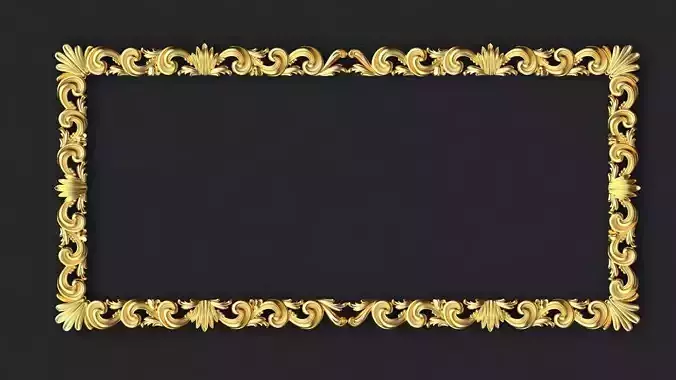 mirror ornate gold frame