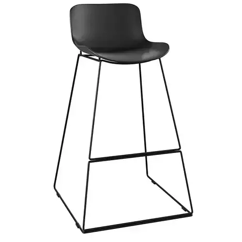 Black Bar Stool Counter Height with