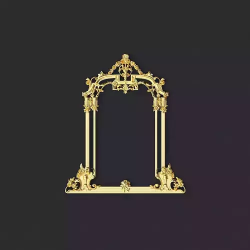 mirror gold ornate frame