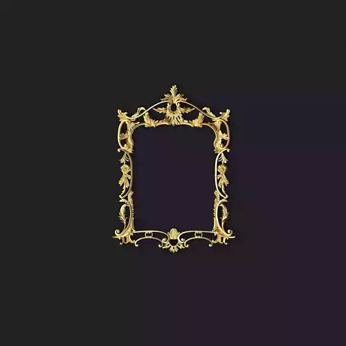 mirror ornate gold frame