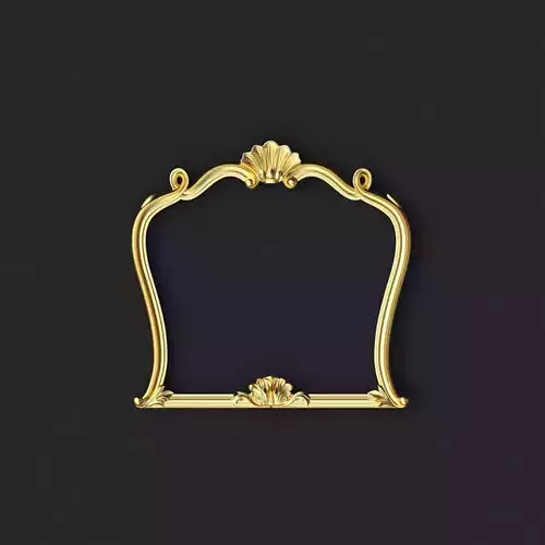 mirror gold frame