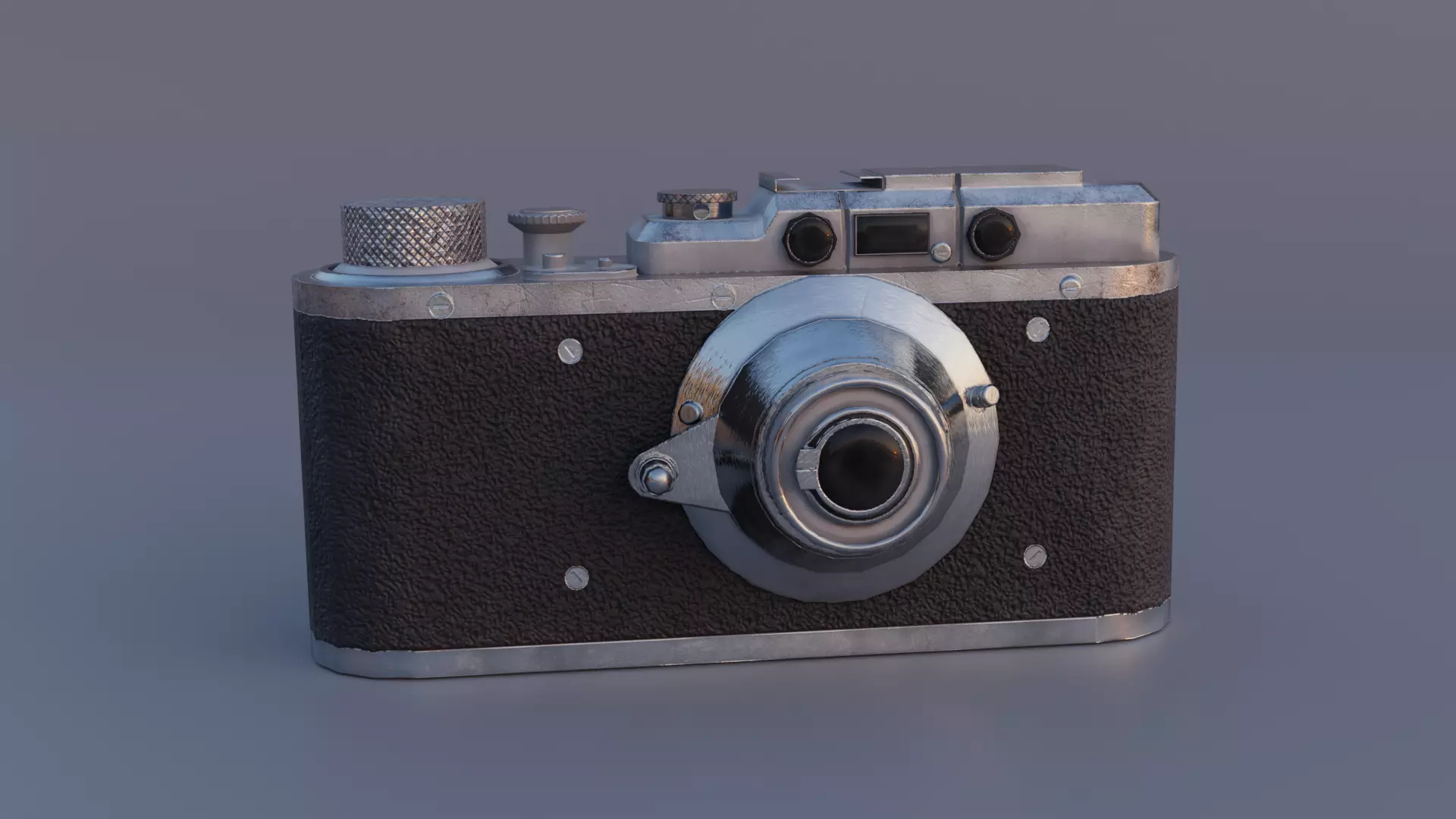 Camera vintage Free low-poly 3D model