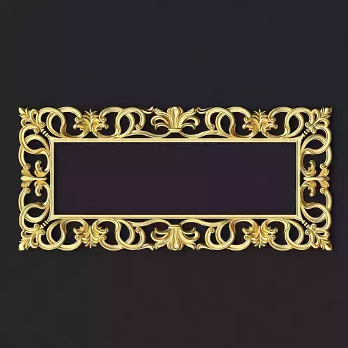mirror gold ornate frame