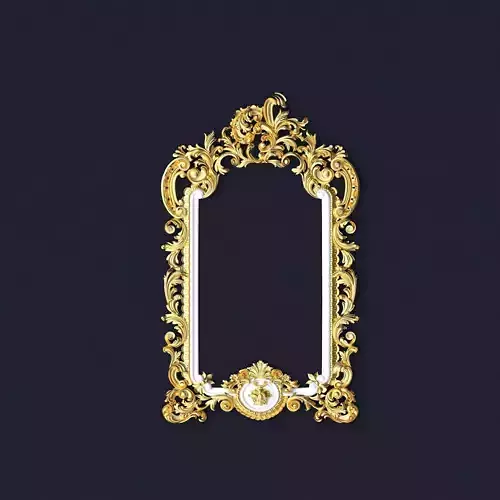 mirror gold ornate frame