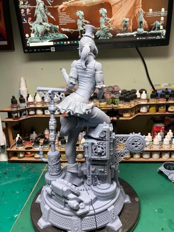 VICTORIA THE STEAMPUNK GIRL 3D print model_10