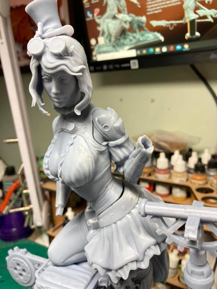 VICTORIA THE STEAMPUNK GIRL 3D print model_7