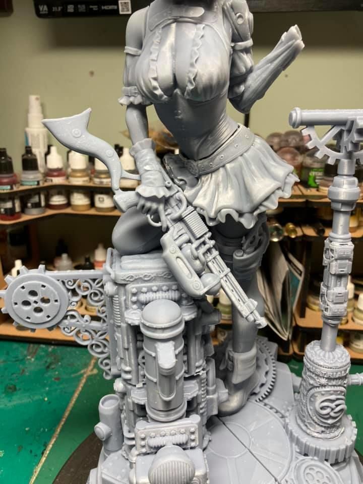 VICTORIA THE STEAMPUNK GIRL 3D print model_12