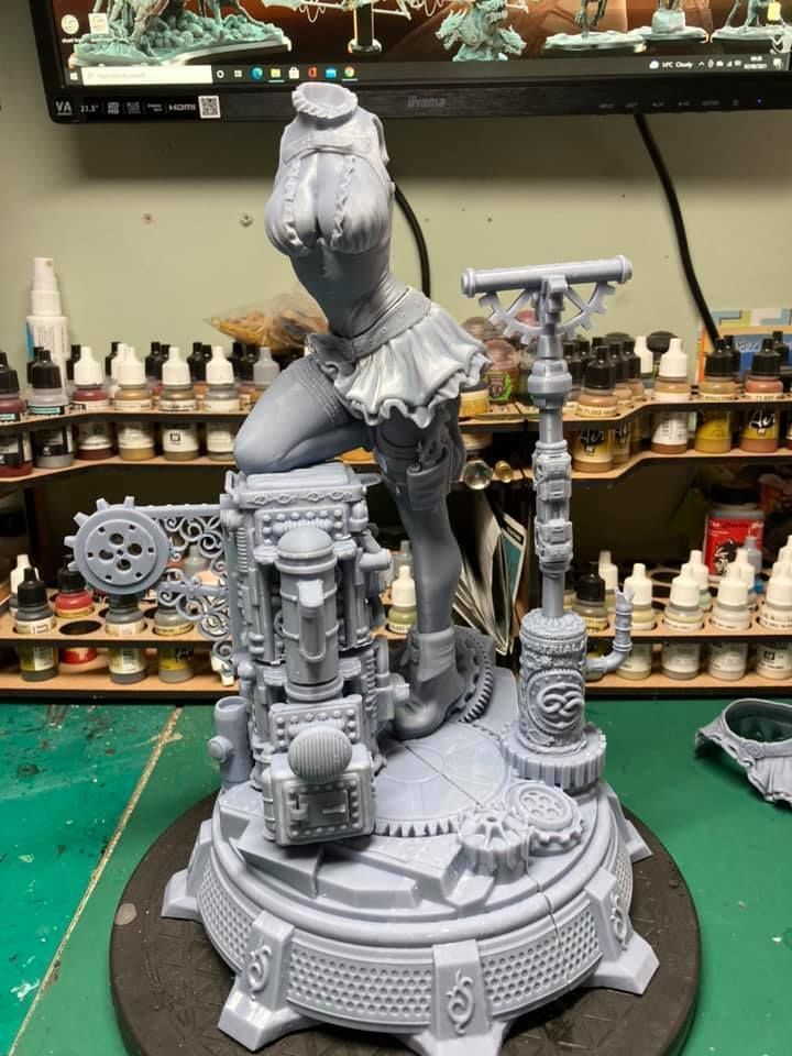 VICTORIA THE STEAMPUNK GIRL 3D print model_5