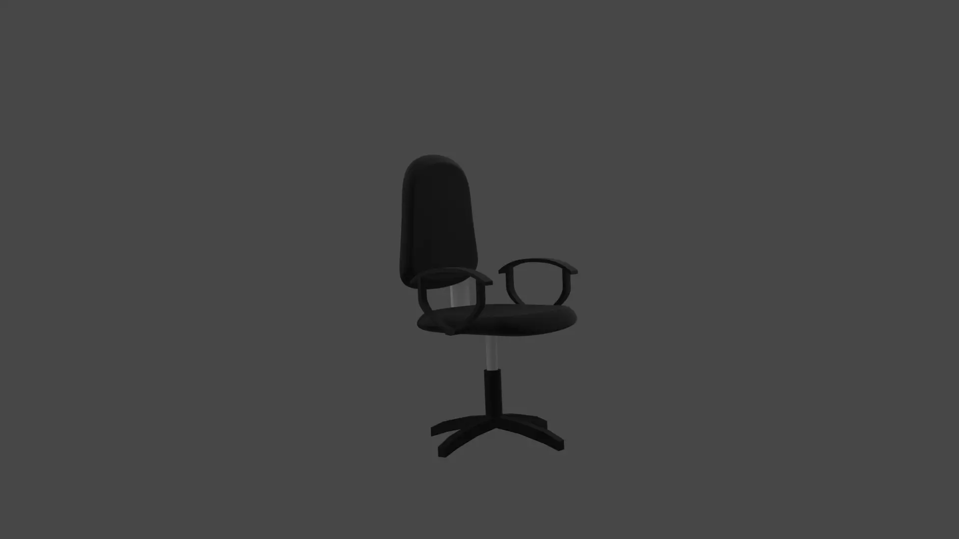 Office chair 3D model_0