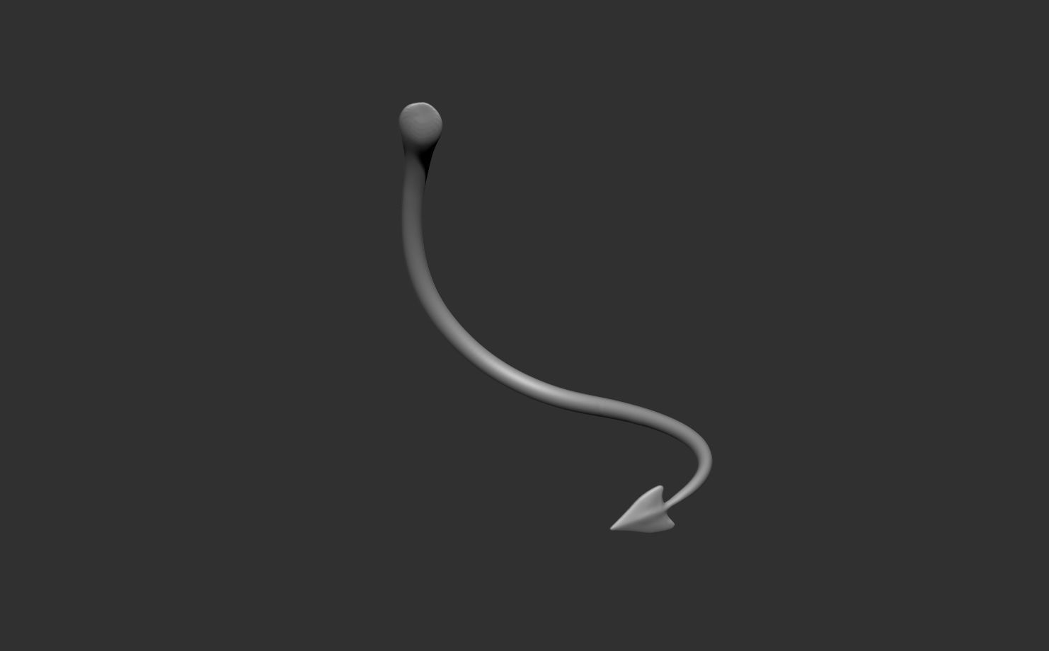 Demon Wings and Tail 3D model_9