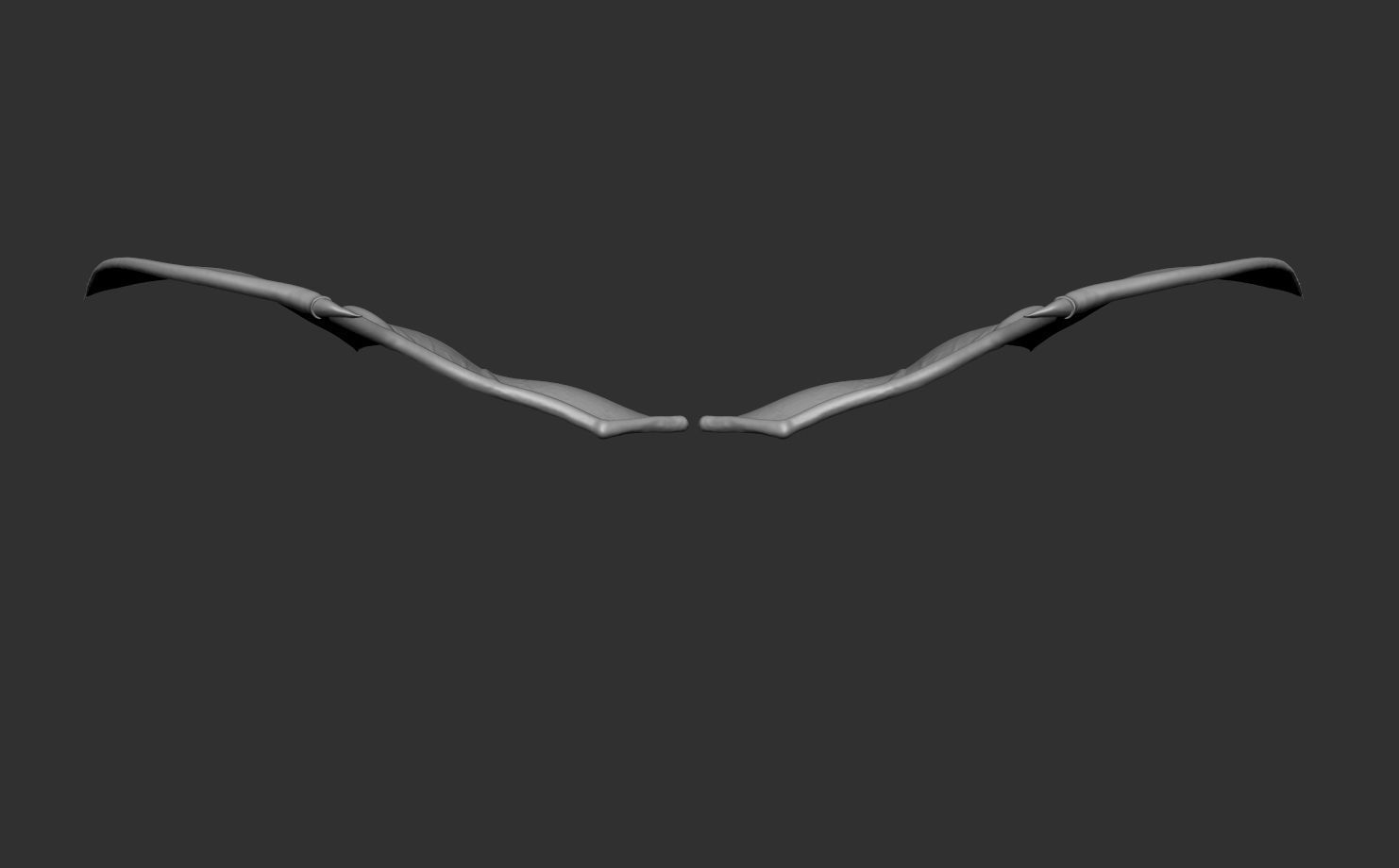 Demon Wings and Tail 3D model_5