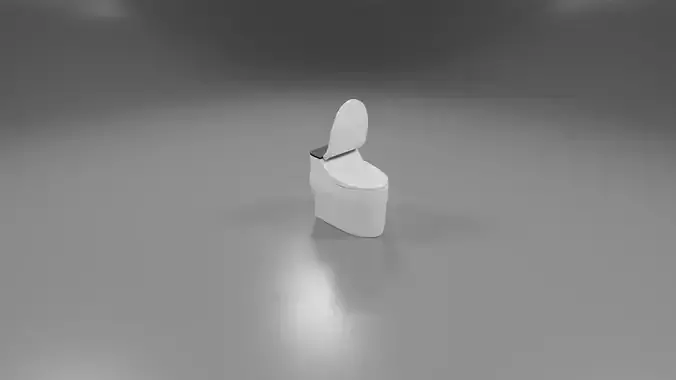 modern toliet 2 Free 3D model