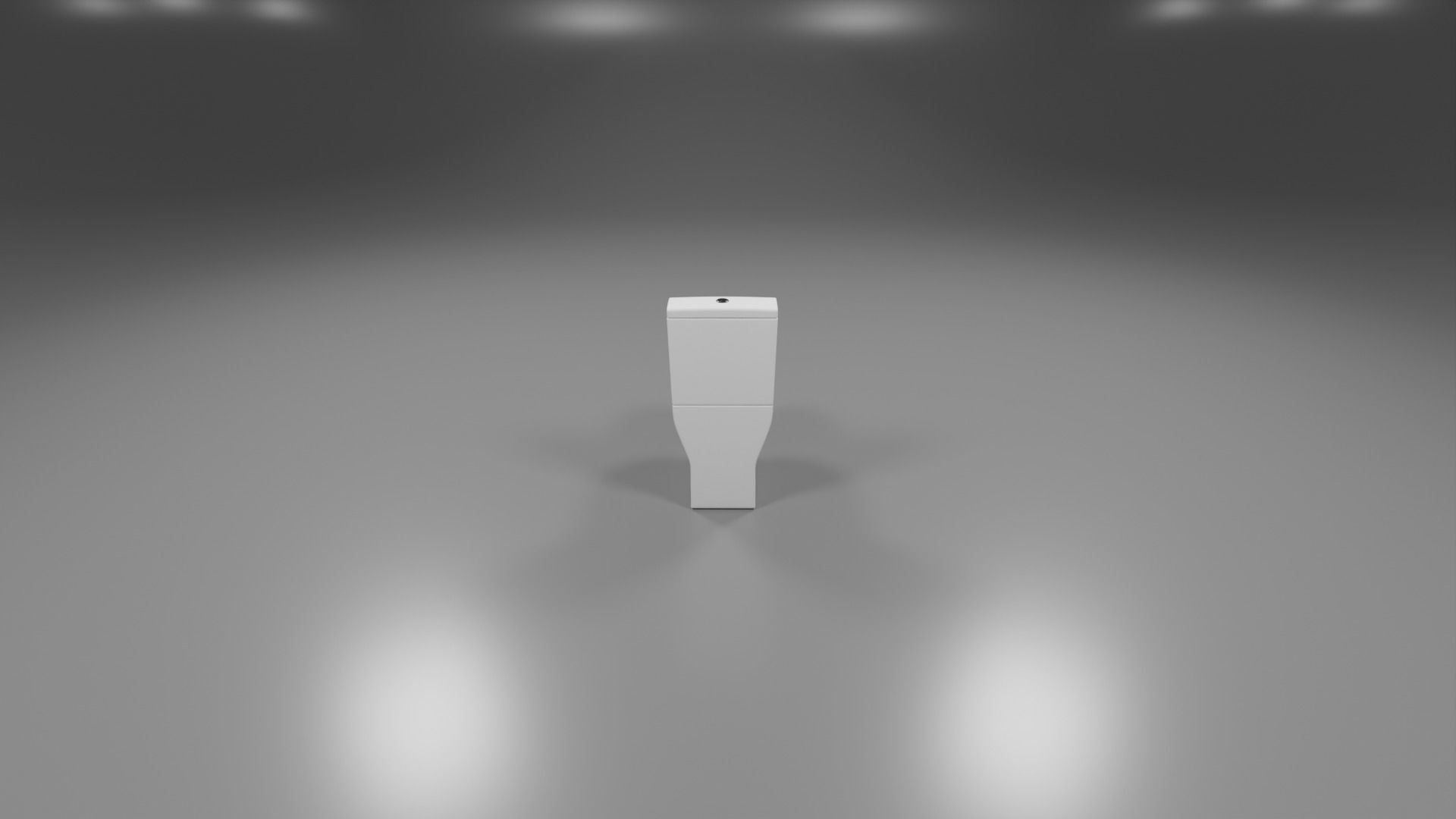 modern toliet 4 Low-poly 3D model_5