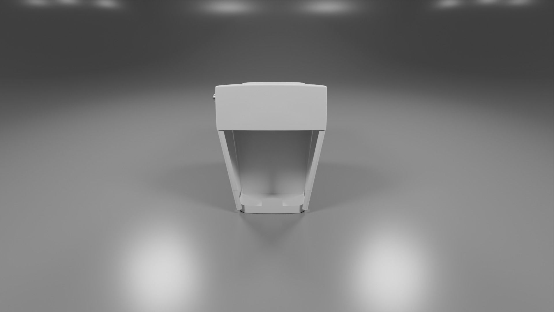 modern toliet 5 Low-poly 3D model_5