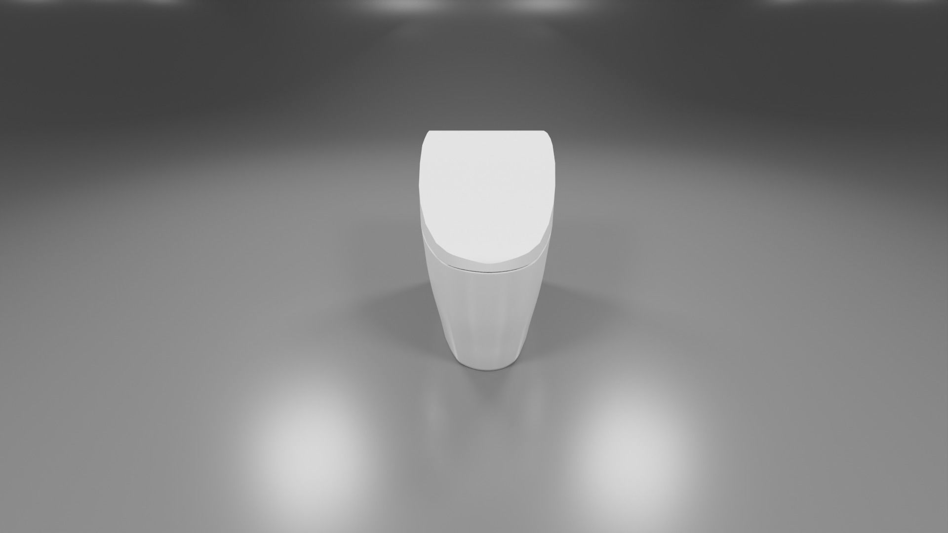 modern toliet 6 Low-poly 3D model_2