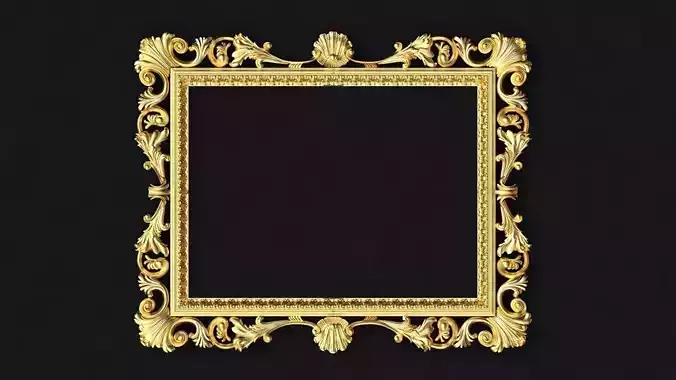 mirror ornate gold frame