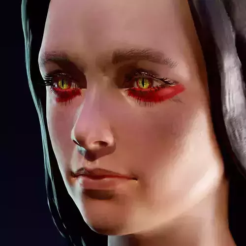 Woman Soldier Character