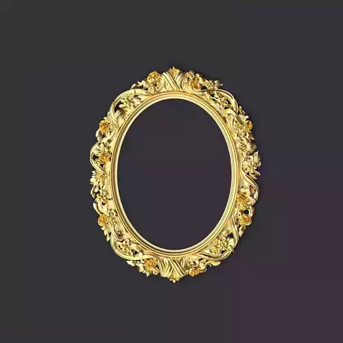 mirror gold ornate frame