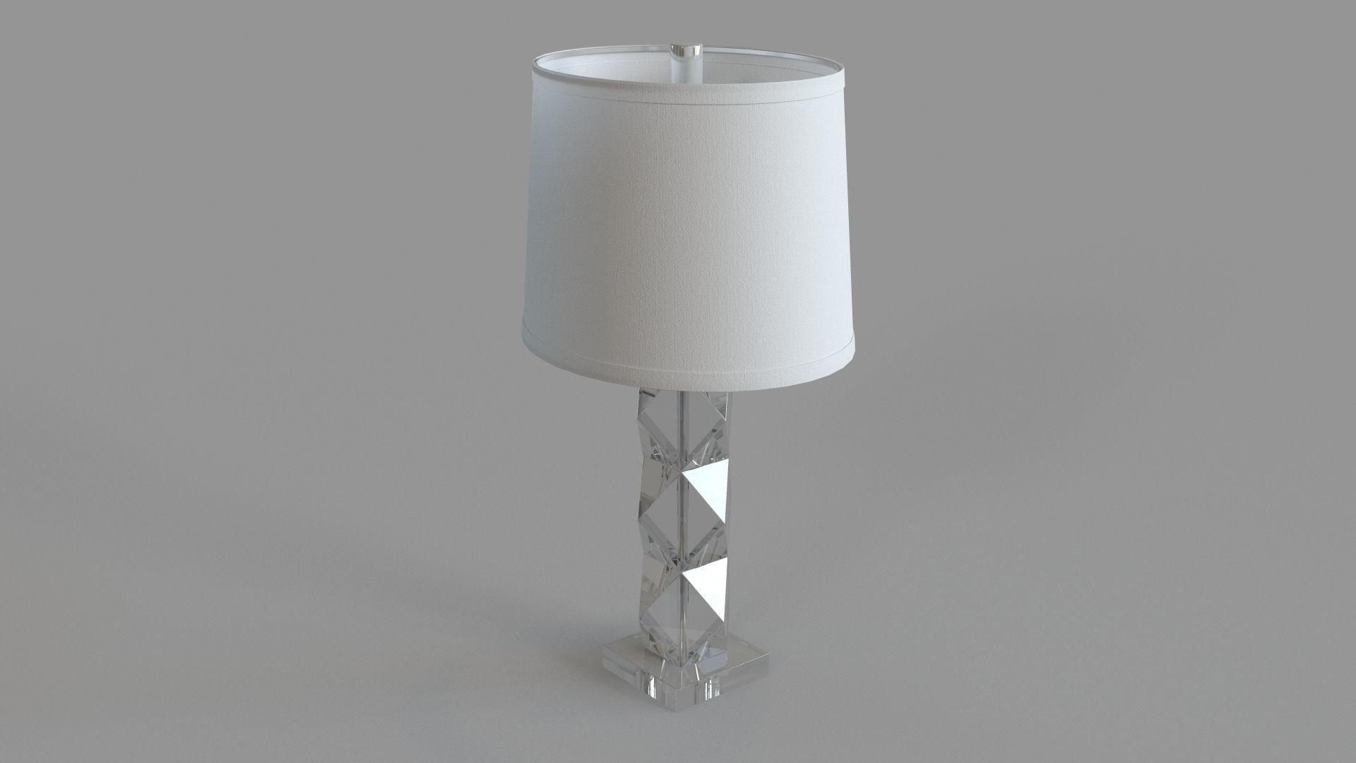 Carrigan Table Lamp Clear 3D model_2